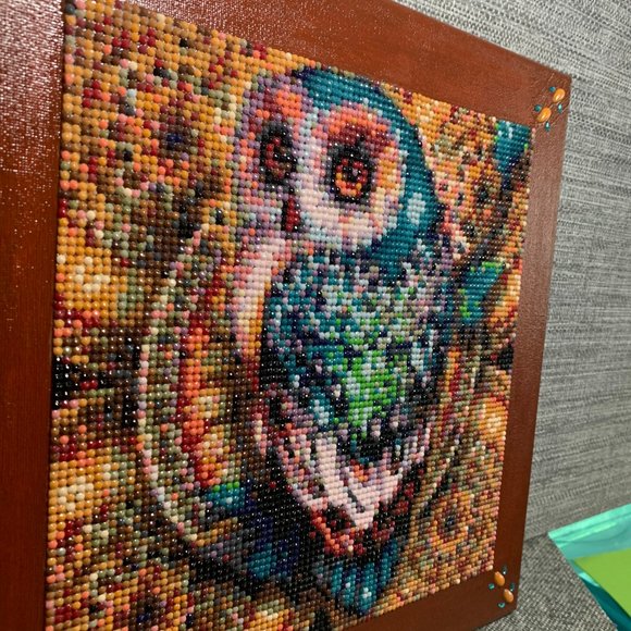 ⭐️Owl Diamond Art On 12x12" Canvas #845 - Picture 4 of 9
